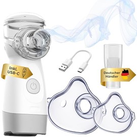 Inhaler Electric Inhaler I Inhaler for Adults, Children and Babies for Colds, Runny Nose & Allergy I Nebulizer Ultrasonic Nebulizer
