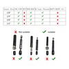 uxcell 40pcs Round Rubber End Caps 1/8" 1/4" 3/8" 1/2"