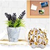 100 Pcs White Drawing Pins, Round Head Thumbtacks, Metal Push