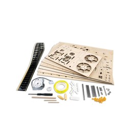 MindWare Gearjits Movie Projector – Wooden 3D Mechanical Model Kit for Adults and Teens, Build Your Own Working Projector