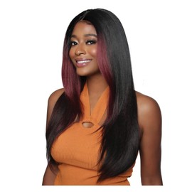 Mane Concept Brown Sugar Human Hair Mix HD 4" Deep Lace Wig - BSEV201 FIRST DAY (SR1B/CIDER)