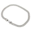 19.7in Necklace Rhombus Full Rhinestones Cool Double Layered Chain Necklace
