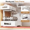 2-Pack Under Sink Storage Organizer, Large 2-Tier Elegant Mesh Pull