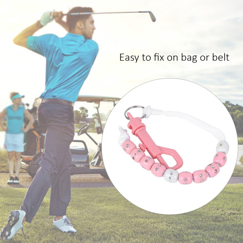 EIMSOAH Ball Beads Putt Counter,Golf Beads Score Counter with Clip,