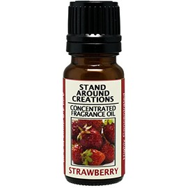 Concentrated Fragrance Oil - Scent - Strawberry: Fresh, juicy notes of vine ripe strawberries Made w/natural essential oils. (.33 fl.oz.)
