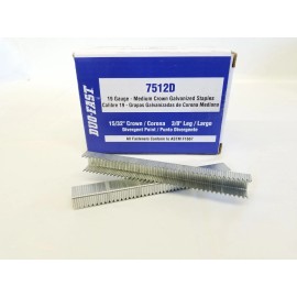 DUO FAST 7512D 3/8" STAPLES  BOX OF 5,000 FITS HT755**