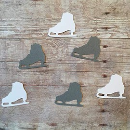 Ice Skate Confetti, Winter Decorations, Winter Theme, Shoes Decorations, Ice Skating Party Supplies, Ice Skate Cut Out