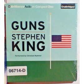 NEW *Sealed* AUDIO BOOK on CDs GUNS Stephen King