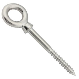 Eye Bolt with Wood Thread – 12 x 100 mm – Pack of 2 – Eye Bolt – Made of Stainless Steel A4 V4A – SC8268 SC-Normteile®