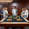 BALAPET Heavy Duty Leatherette Pool Table Cover and Insert Mat