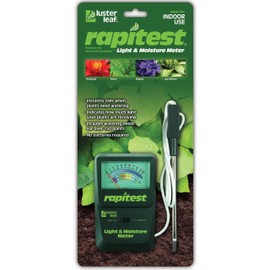 Luster Leaf Products Luster Leaf 1830 Rapitest Moisture and Light Combo Meter, Pack of 1