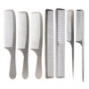 Stainless Steel Hair Styling & Barber Comb - Lightweight, Thin 1mm Super Beauty Steel Free Size/BXGS05 4ea