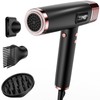 Hair Dryer with Diffuser, Dual Voltage Travel Blow Dryer,0.77 lb