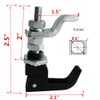 4PCS Lift and Turn Latches and Compression Latch, Adjustable Grip