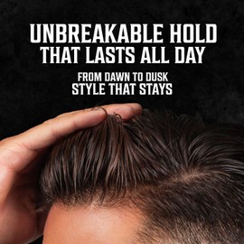 Viking Revolution Sandalwood Hair Pomade for Men - Extreme Hold Water-Based Hair Gel - Extra Firm Strong Hold With High Shine - Mens Pomade (4oz)