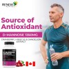 Renew Actives High Potency D-Mannose & Cranberry Complex 1000MG per