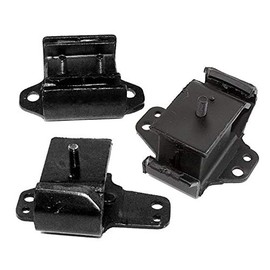 Compatible with 1998-2004 Nissan Frontier 2.4L 2WD Engine Motor & Trans Mount Set 3pcs : A7318, A2718, A7334 - K2027