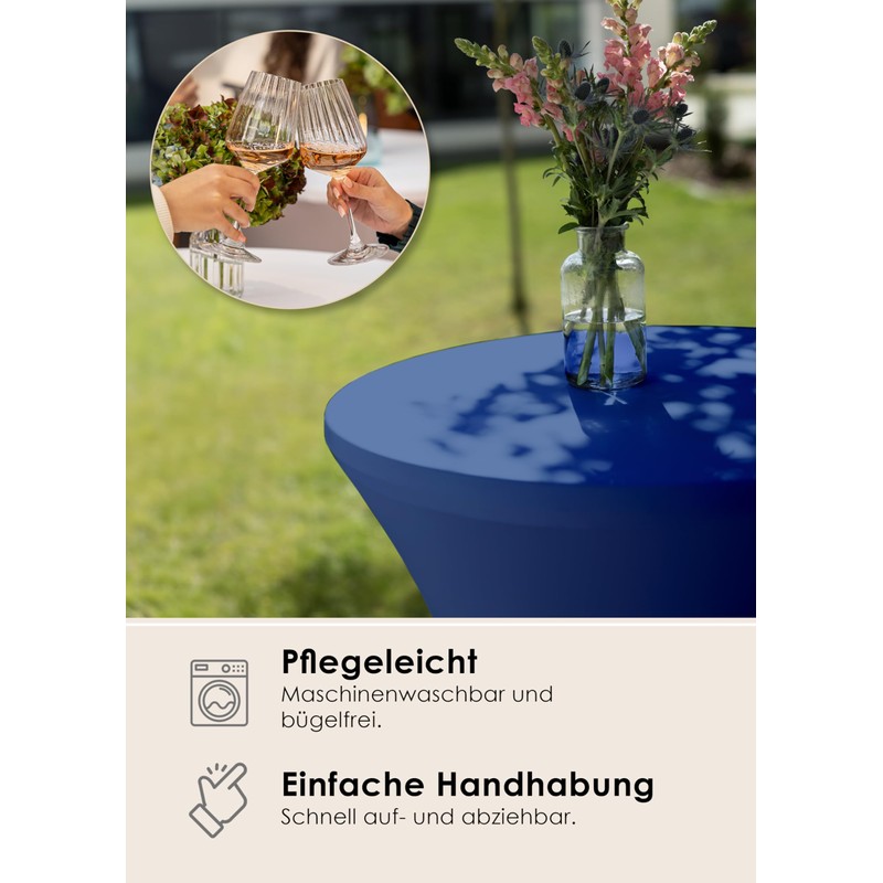 Gräfenstayn® Diana High Table Cover Various Colours and Sizes for