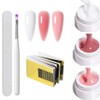 6 en 1 Kit Gel de Uñas Constructor, Gel para