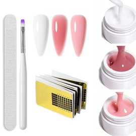 6 en 1 Kit Gel de Uñas Constructor, Gel para Uñas, Builder para Uñas