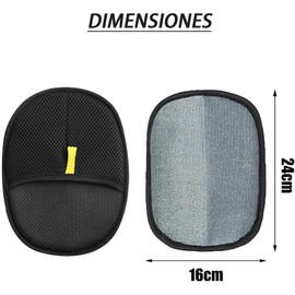 Shengruili Fur Magnet Gloves, Reusable, Breathable Pet Hair Remover, Pet Grooming Gloves, Static Hair Removal Gloves for Pets, Smooth and Healthy Fur