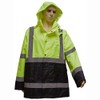 Petra Roc LBRJK-C3-2X Rain Parka Jacket ANSI/ISEA Class 3 Waterproof,