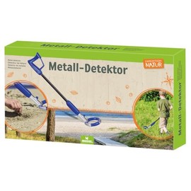 moses. Expedition Natur stabiler Metall Detektor, mit Signalton und rotem LED-Licht, ideal für die Outdoor-Schatzsuche, für Kinder ab 8 Jahren
