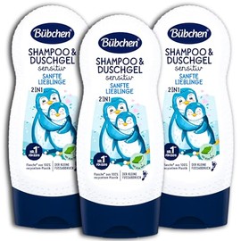 3 Pack Bübchen Children Shampoo & Shower Gel 2in1 Gentle Lieblinge Sensitive 3 X 230 ML