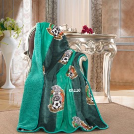 SVT.Inc Mexico National Soccer Silk Touch Sherpa Lining Kids Throw Blanket 50"x 60"