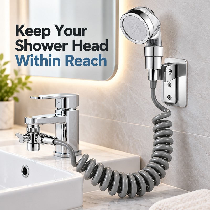 Washbasin Shower Extender for Hair Washing – Handheld Faucet Shower