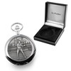 De Walden Golfing Gifts for Men Pewter Golf Pocket Watch