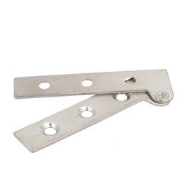 New Lon0167 65mmx22mmx3mm Stainless Featured Steel 360 Degree reliable efficacy Rotatable Door Pivot Hinge Silver Tone(id:52b 8c fb cf7)