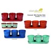 Robert Allen MPT01910 Concord Garden Flower Pot Set with Tray,
