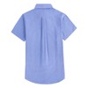 Telotol Men's Cotton Oxford Shirts Short Sleeve Business Casual Button