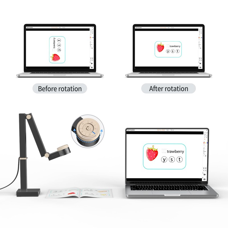 CZUR Fancy S Pro Visualiser,12MP USB Document Camera, 4K USB