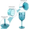Yalin Set of 6 Unbreakable 12 oz Acrylic Plastic Wine