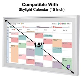 2 Pack Anti Glare Screen Protector Compatible with Skylight Calendar 15 inch | Calendar Anti-Glare,Clear Touch,Matte Film Skin,Anti-Scratch,Anti-Reflective