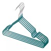 J.H. Company Set 5 Piezas Ganchos Para Ropa Armario Hogar Metal 8021 Color Verde