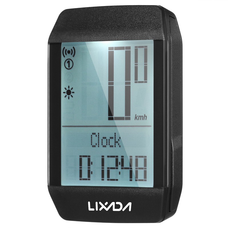 Lixada Wireless Bike Cycle Computer Waterproof Bicycle Speedometer Odometer with