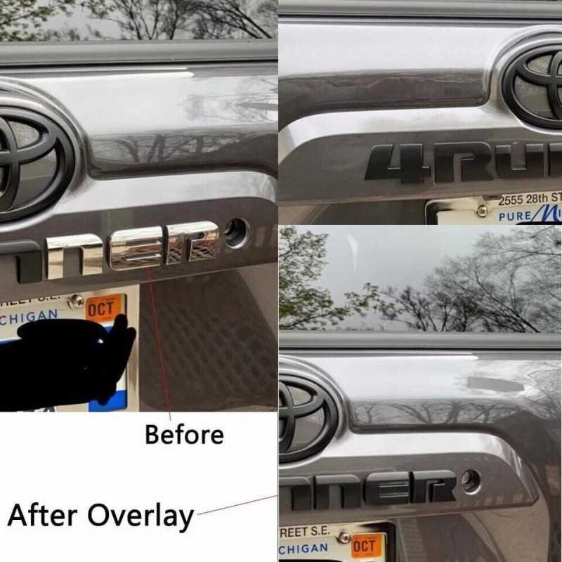 Unbranded 5 Pcs Overlay Kit For 2014-2023 Toyota 4Runner Limited