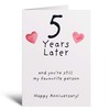 Postcard Prints - 5th Wedding Anniversary Card For Wife Anniversary