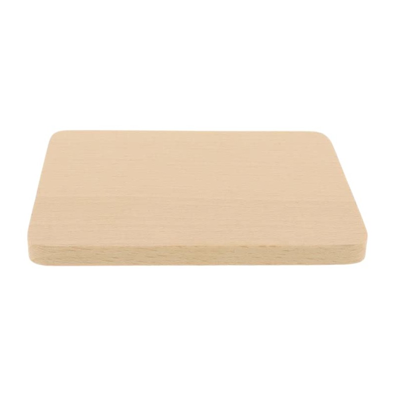 teemando® 8 x Beech Wood Coasters 10cm Decorative Coasters for