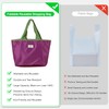 TingHong Reusable Large Foldable Shopping Tote Bag - 1 Pack,
