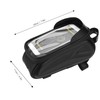 Bike Phone Front Frame Bag Waterproof Reflective Bicycle Phone Mount