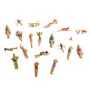 Miniature Diorama, 1/75, Beach & Beach Doll, Set of 30,