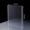 Fab Glass and Mirror Plastic PET Lightweight 12"x24" (6mm) Acrylic