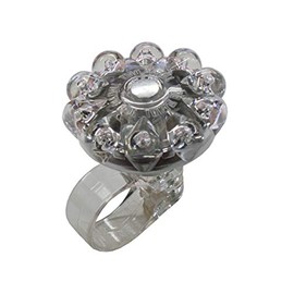 Tokyo Bell TB-830 Flower Bell, Clear, For Light Cars, Compatible with φ0.9 inches (22 mm)