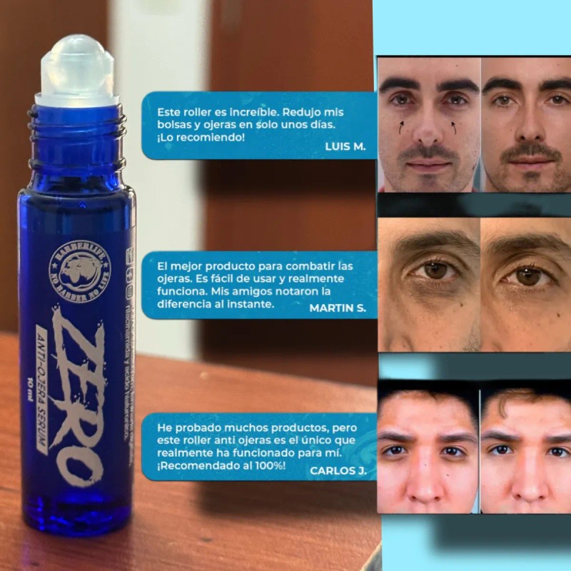 Roll On Anti Ojeras, Antibolsas Inflamadas Barberlife Mixta Día/noche