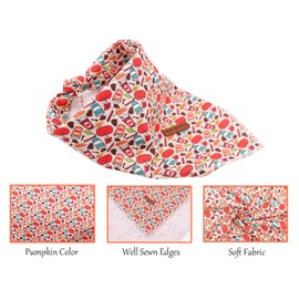 Unique style paws 1 x Dog Bandanas, Washable Cotton Square Bib, Adjustable Dog Scarf for Small Medium Dogs and Cats