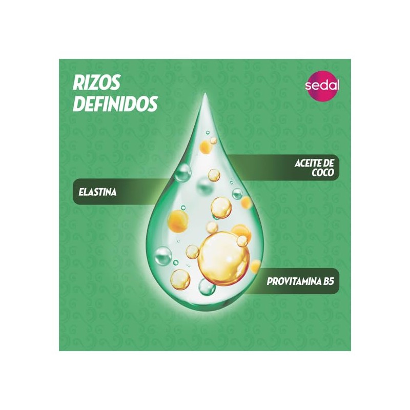 Sedal Crema para Peinar Rizos Definidos 380 ml